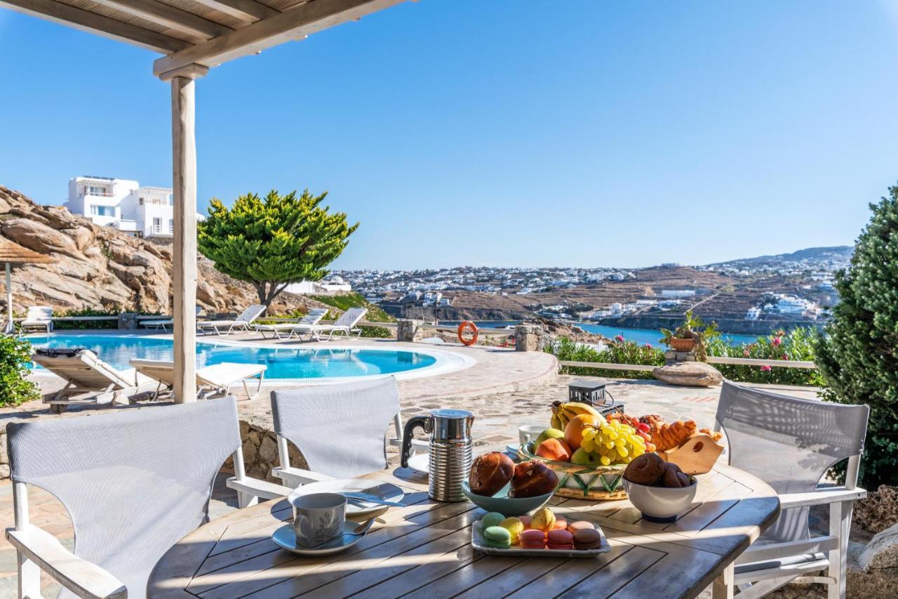 Yalos Mykonos Ornos Pouli private apartments w shared swimming pool Mykonos Town Exterior foto