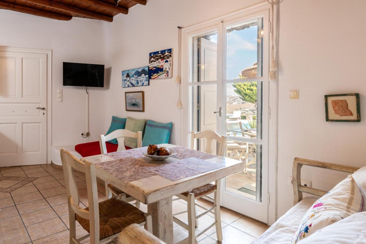 Yalos Mykonos Ornos Pouli private apartments w shared swimming pool Mykonos Town Exterior foto