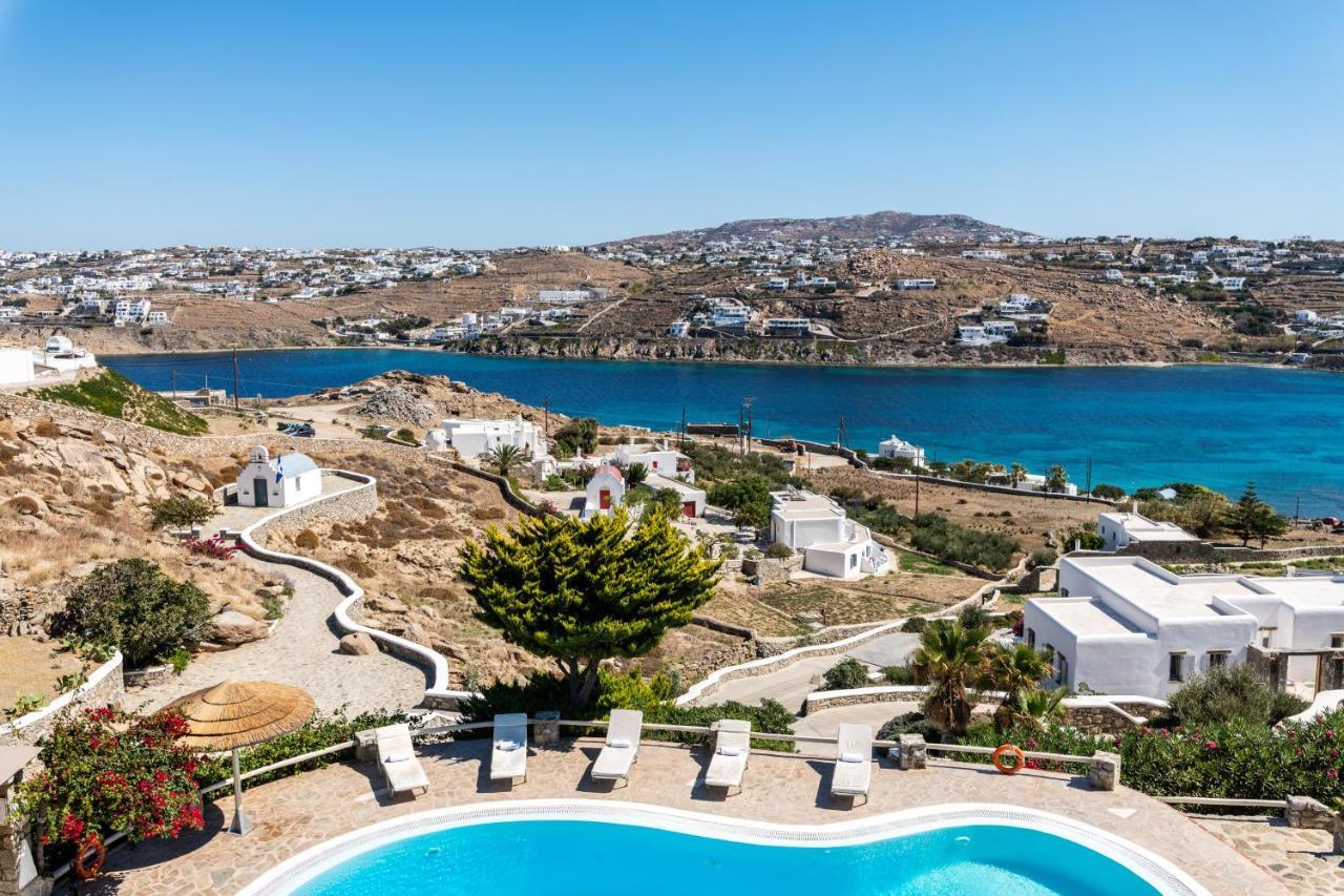 Yalos Mykonos Ornos Pouli private apartments w shared swimming pool Mykonos Town Exterior foto